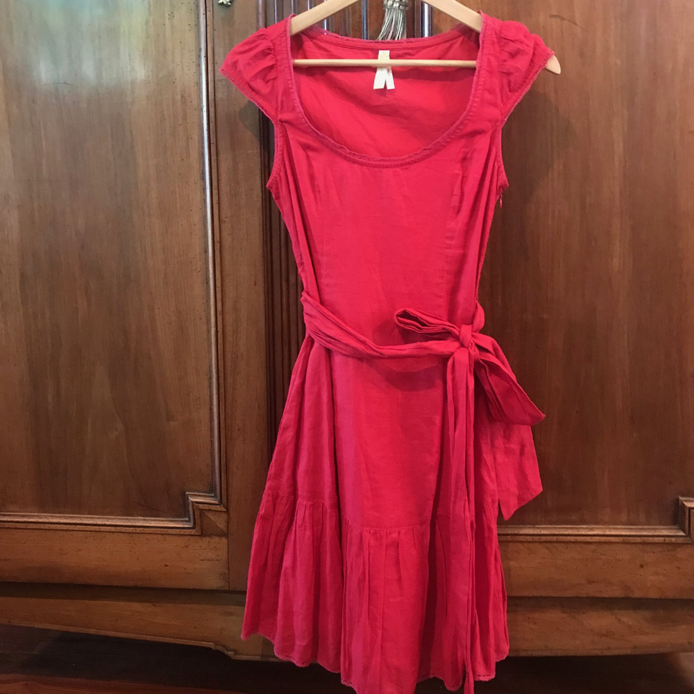 Maeve Red Tea Dress